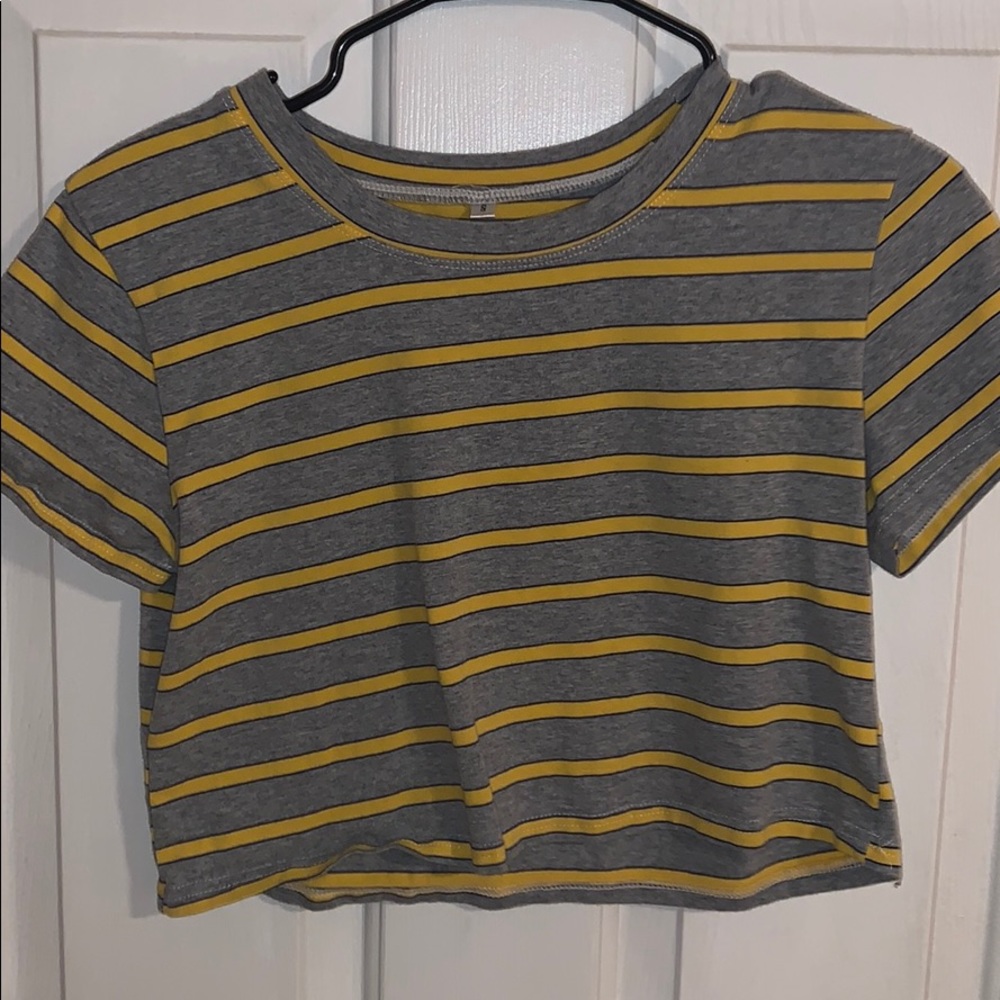 Striped Crop Top